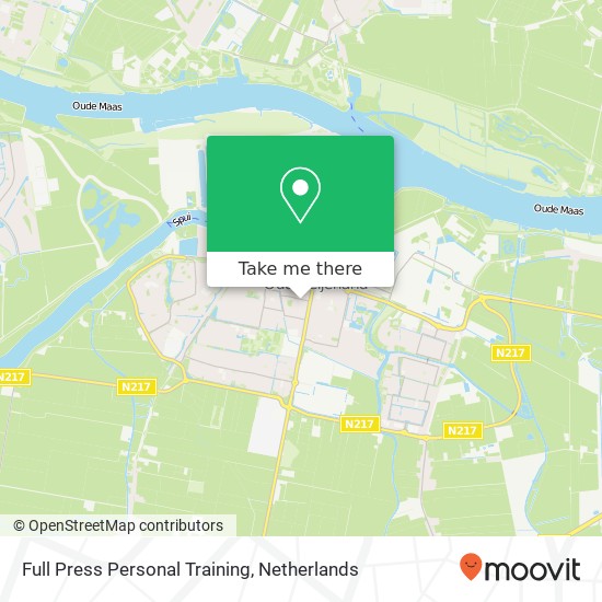 Full Press Personal Training, Prins Bernhardstraat 75 map