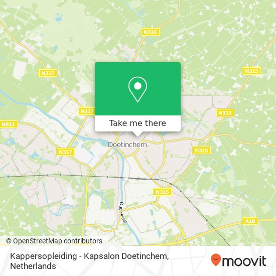 Kappersopleiding - Kapsalon Doetinchem, Doctor Huber Noodtstraat 43 map