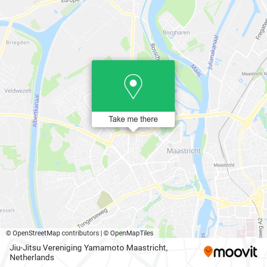Jiu-Jitsu Vereniging Yamamoto Maastricht map