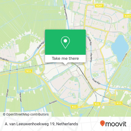 A. van Leeuwenhoekweg 19, 2408 AL Alphen aan den Rijn map