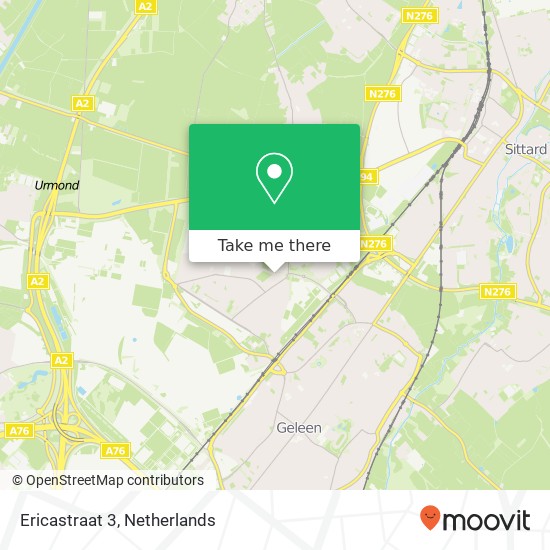 Ericastraat 3, 6163 TT Geleen map