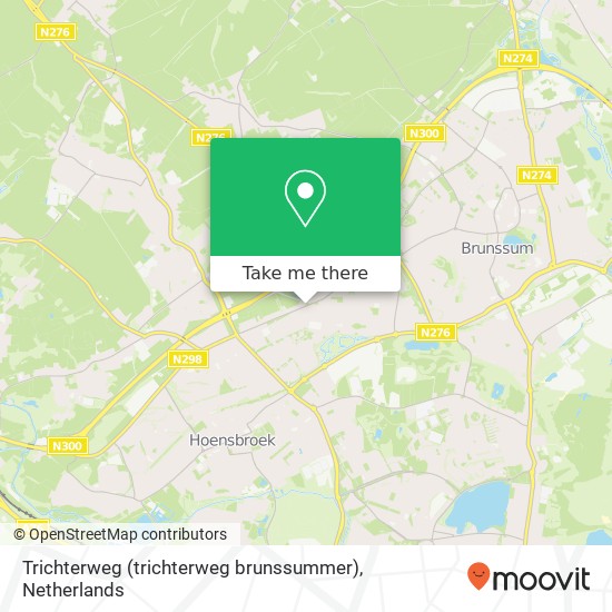 Trichterweg (trichterweg brunssummer), 6446 PX Brunssum map