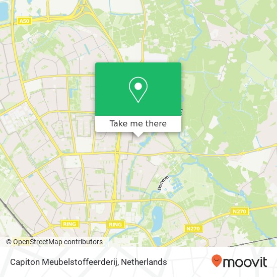 Capiton Meubelstoffeerderij, Orionstraat 24 map