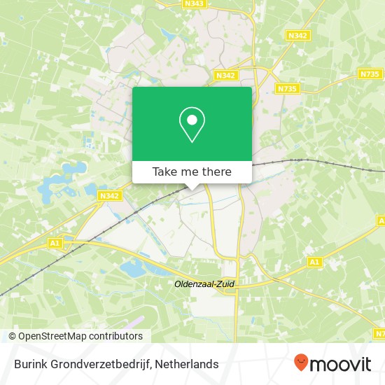 Burink Grondverzetbedrijf, Kelvinstraat 4 map