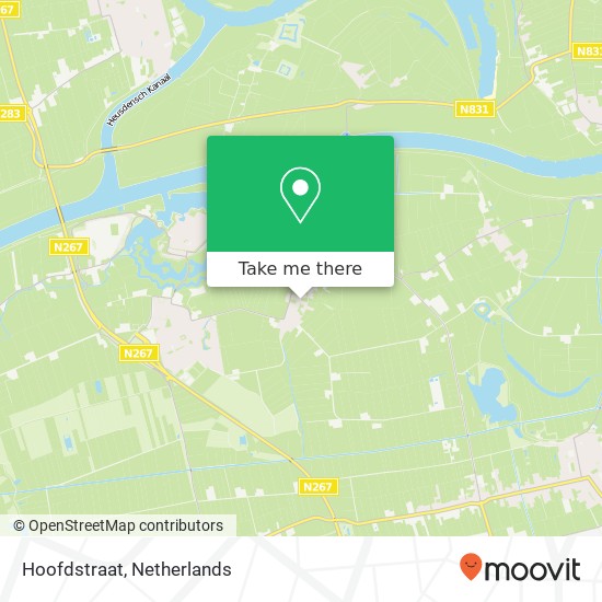 Hoofdstraat, 5256 NA Herpt map