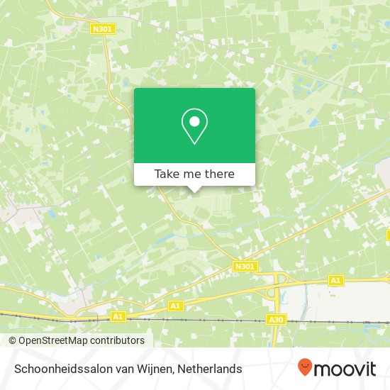 Schoonheidssalon van Wijnen, Akkerweg 8 map