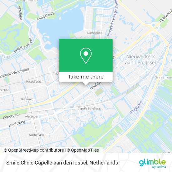 Smile Clinic Capelle aan den IJssel map