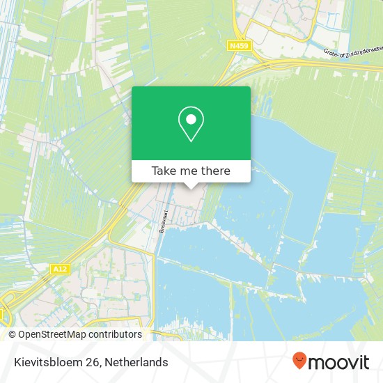 Kievitsbloem 26, 2811 RM Reeuwijk-Brug map