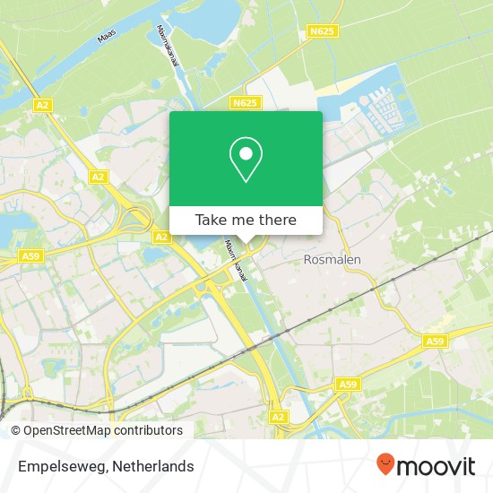 Empelseweg, Empelseweg, Rosmalen, Nederland Karte