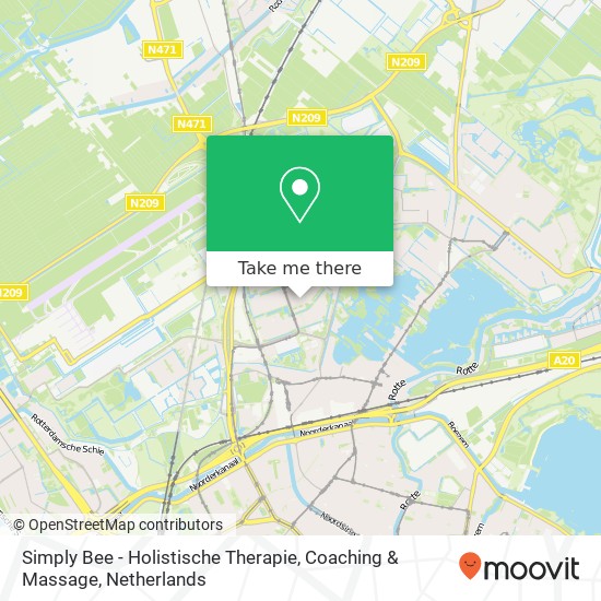 Simply Bee - Holistische Therapie, Coaching & Massage, Teldersweg 80 Karte