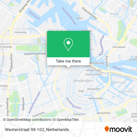 Westerstraat 98-102 map