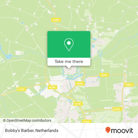 Bobby's Barber, Steenstraat 6A map