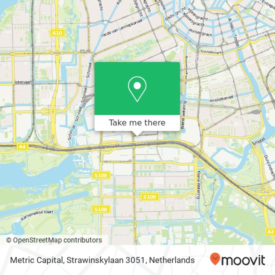 Metric Capital, Strawinskylaan 3051 map