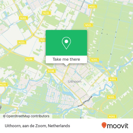 Uithoorn, aan de Zoom map