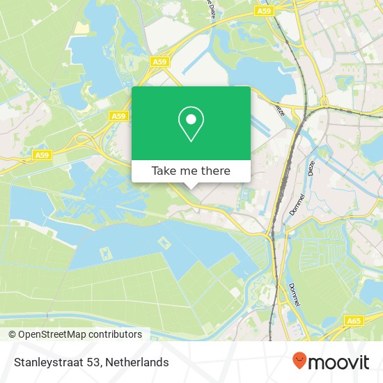 Stanleystraat 53, 5223 SB 's-Hertogenbosch map
