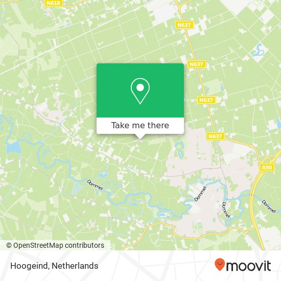 Hoogeind, 5491 Sint-Oedenrode map