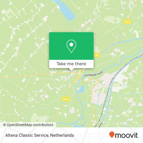 Altena Classic Service map