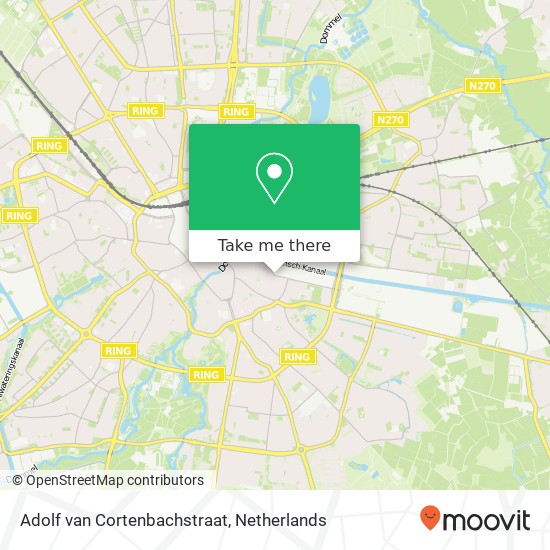 Adolf van Cortenbachstraat, 5611 ST Eindhoven map