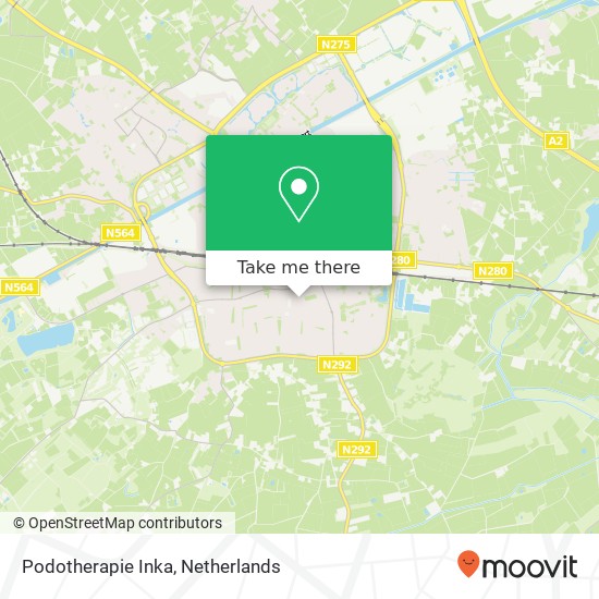 Podotherapie Inka, Bernhardlaan 8 map