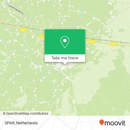 SPAR, Kerkweg 7 map