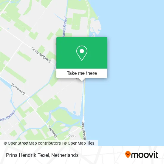 Prins Hendrik Texel map