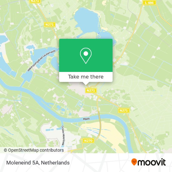 Moleneind 5A map