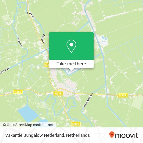 Vakantie Bungalow Nederland map