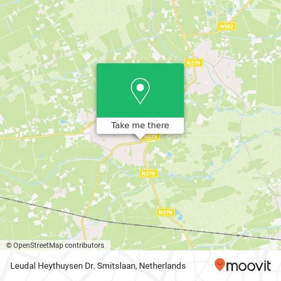 Leudal Heythuysen Dr. Smitslaan Karte