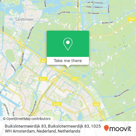 Buikslotermeerdijk 83, Buikslotermeerdijk 83, 1025 WH Amsterdam, Nederland map