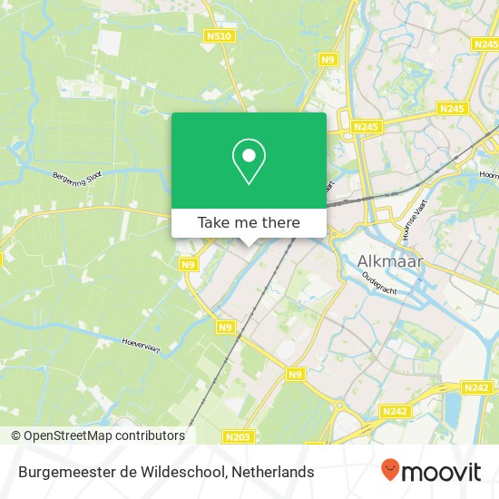 Burgemeester de Wildeschool, Judith Leysterstraat 4 map