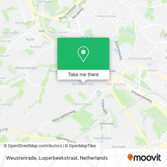 Weustenrade, Luiperbeekstraat map