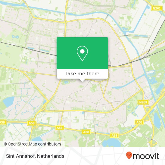 Sint Annahof map