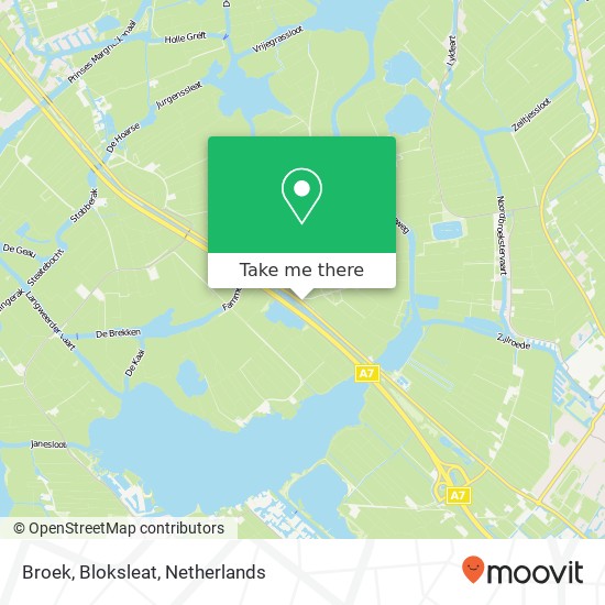 Broek, Bloksleat map