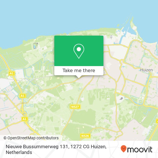 Nieuwe Bussummerweg 131, 1272 CG Huizen map