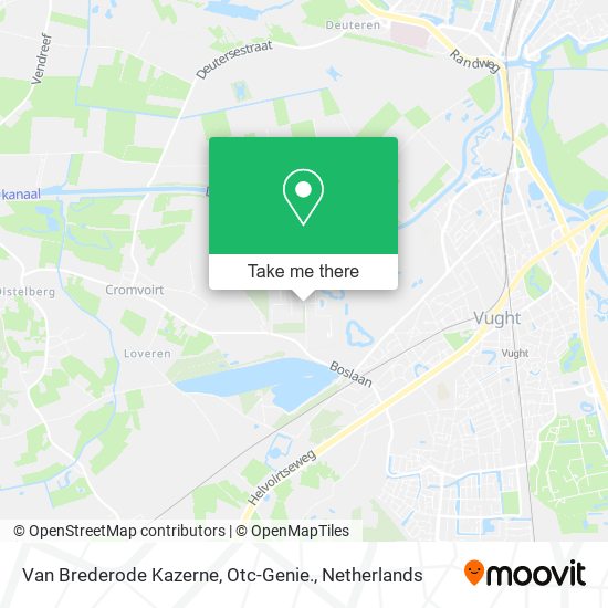 Van Brederode Kazerne, Otc-Genie. map