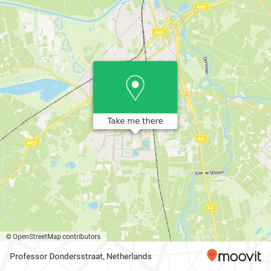 Professor Dondersstraat, Professor Dondersstraat, 5262 Vught, Nederland Karte