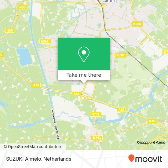 SUZUKI Almelo, Twentepoort West 11 map