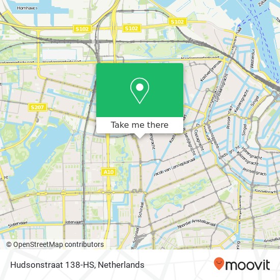 Hudsonstraat 138-HS, Hudsonstraat 138-HS, 1057 SR Amsterdam, Nederland Karte