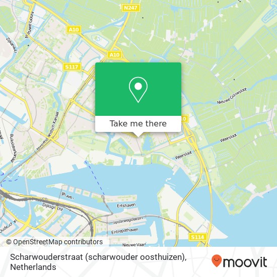 Scharwouderstraat (scharwouder oosthuizen), 1023 Amsterdam map