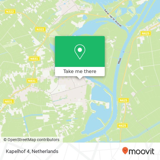 Kapelhof 4, 5331 AW Kerkdriel map