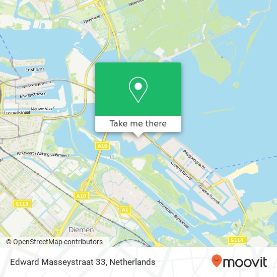 Edward Masseystraat 33, Edward Masseystraat 33, 1086 ZL Amsterdam, Nederland Karte