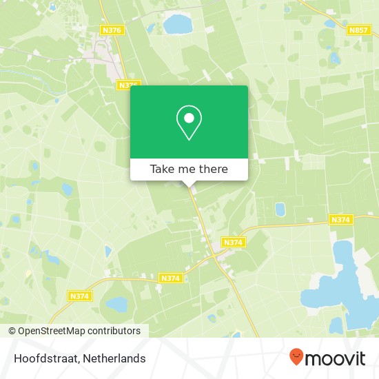 Hoofdstraat, 9444 TH Grolloo map