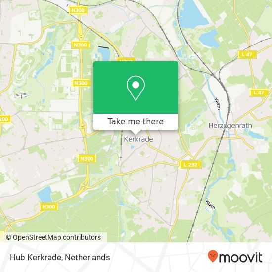 Hub Kerkrade map