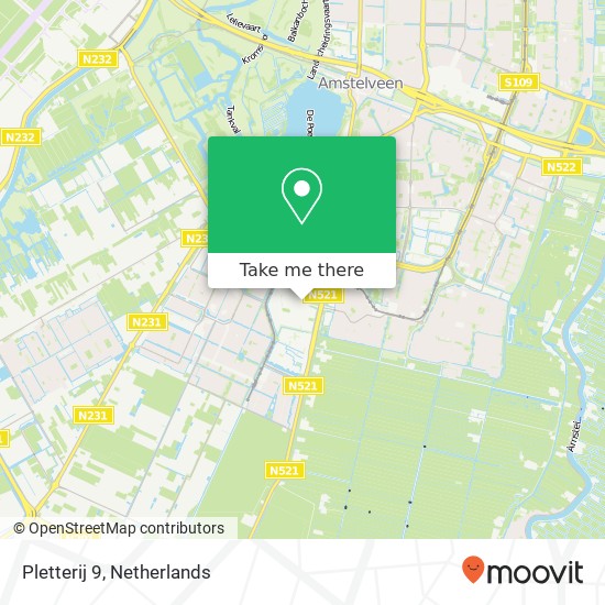 Pletterij 9, 1185 ZK Amstelveen map