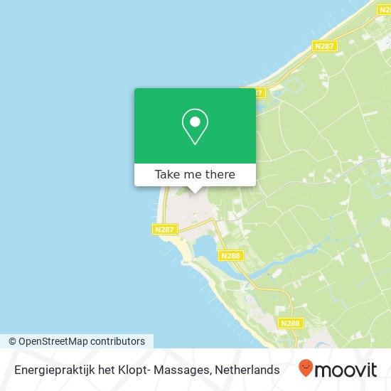 Energiepraktijk het Klopt- Massages, Eva Besnyostraat 8 map