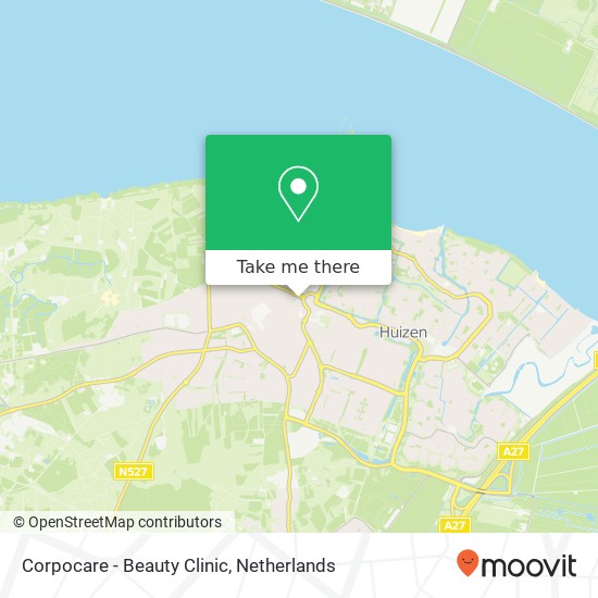 Corpocare - Beauty Clinic, Plein 2000 39 map