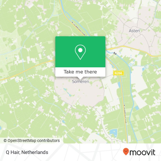 Q Hair, Wilhelminaplein 7 map
