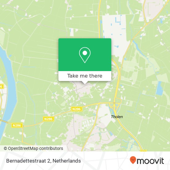 Bernadettestraat 2, 4664 CN Lepelstraat map