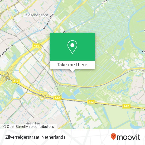 Zilverreigerstraat, Zilverreigerstraat, 2492 Den Haag, Nederland map