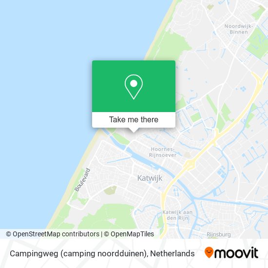 Campingweg (camping noordduinen) Karte